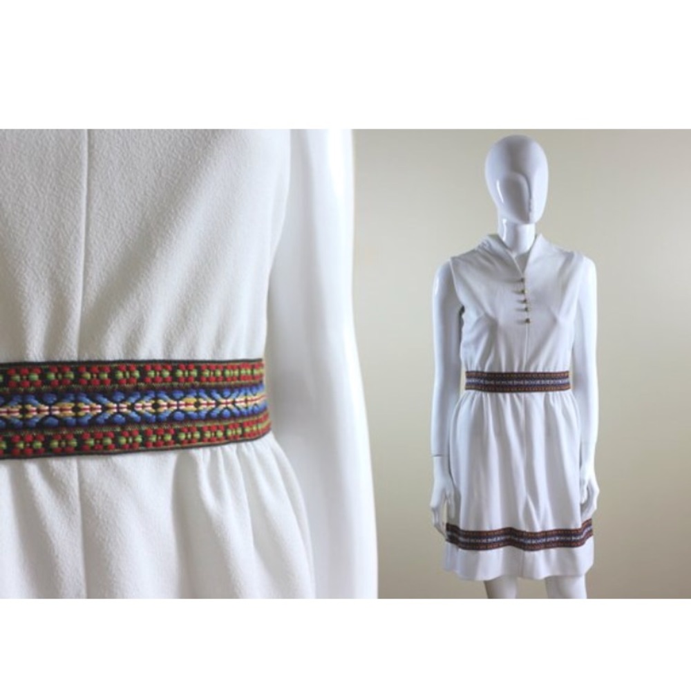 Native American 60s 70s tribal retro vintage dress